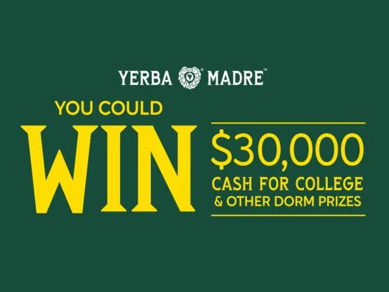 Yerba Mate Cash for College Sweepstakes